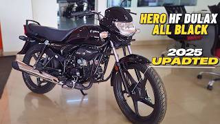 New 2025 HERO HF DELUXE All Black Colour Review | Hf Deluxe New Update Features Price Mileage