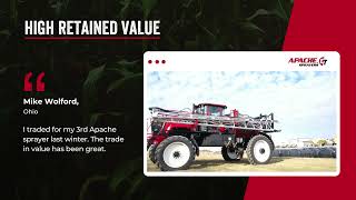 Why do customers recommend Apache Sprayers?