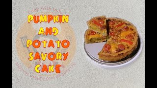 Pumpkin and Potato Savory Cake Recipe | වට්ටක්කා සහ අල රසැති කේක් | Cook With Indu