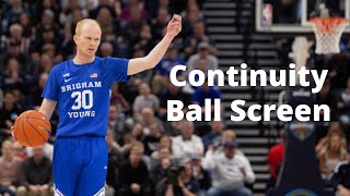 Continuity Ball Screen Offense | BYU Cougars