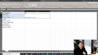 Extract Zip Code from a Multi-line Address Field in Excel with Mid and Find Functions