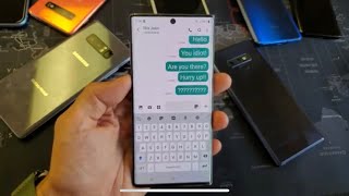 Galaxy Note 8/9/10: How to Change Text Message Font Text Size (Increase/Decrease Text Size)