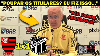 DORIVAL JR RASGOU O VERBO "O JOGO DO PALMEIRAS FEZ..."  FLAMENGO 1 X 1 CEARÁ - COLETIVA DORIVAL JR