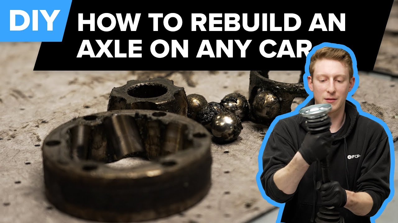 How To Rebuild & Repair A CV Axle - YouTube