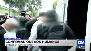 Autoridades confirman que los cráneos hallados en un altar de Tepito son humanos | Francisco Zea