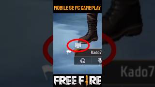 How to Add PC Logo in Mobile How to Play With Big Youtubers #freefire #shorts