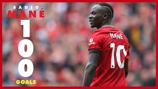 Sadio Mane's 100 Liverpool goals | Arsenal celebration, Everton late winner & Mu