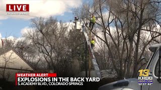 Poweroutages led to an explosion for one Colorado Springs woman