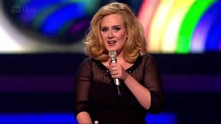 Adele wins British Female Solo Artist | The BRIT Awards 2012