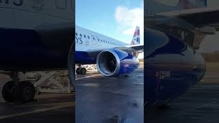 Up Close The Awesome IAE V2500  Engine Powering This British Airways A320-232 #Aviation #Aircraft