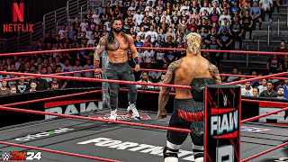 WWE 2K24 - Roman Reigns Vs Solo Sikoa Tribal Combat Full Match at -  RAW Netflix