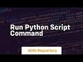 run python script command