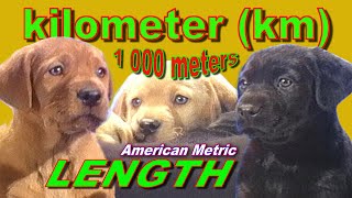 kilometer (km) American Metric LENGTH 1 000 (m)