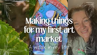 I’m going to have my first art market!