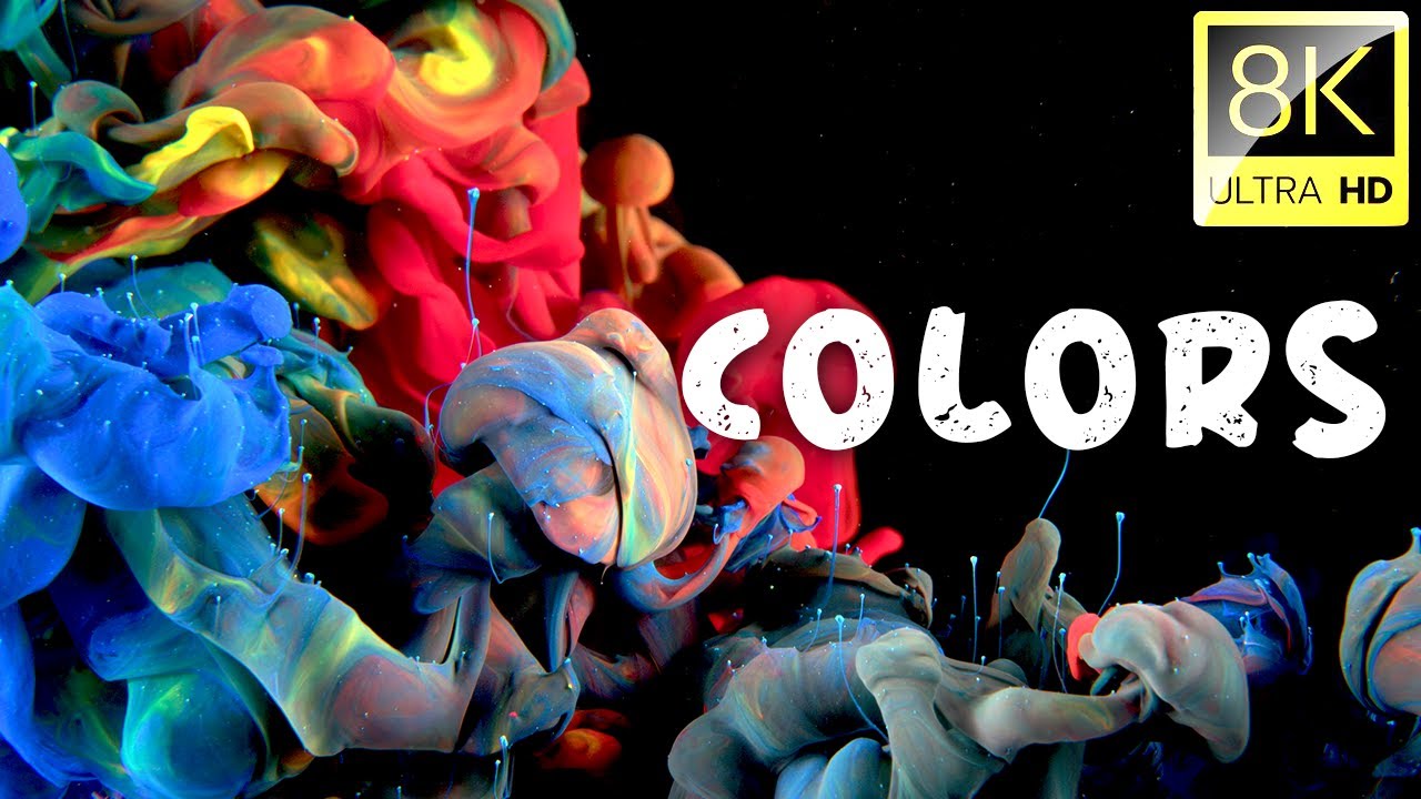 Particle Of Colors Collection In 8k Ultra Hd 60 Fps Satisfying