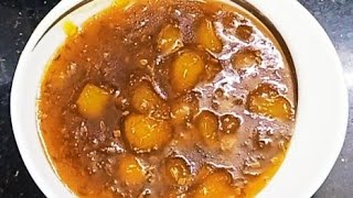 कैरी चा आंबटगोड तिखट  मुरांबा  RAW MANGO MURAMBA