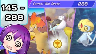 [1v1s \u0026 2v1s ONLY] Legendary Gauntlet 18 - 288 Win Streak - Part 2 (145-288) - Pokemon Masters EX