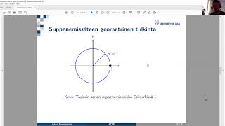 Kompleksianalyysi: Taylorin sarja ja Laurentin sarja