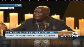 Kaunda bids Madiba farewell