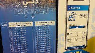 How To Reach Ras Al Khaimah By Public Bus from Dubai | RAKBus Schedule DXB-RAK \u0026 Vice Versa