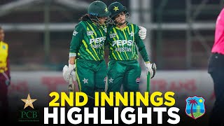 2nd Innings Highlights | Pakistan Women vs West Indies Women | 4th T20I 2024 | PCB | M2F2A