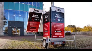 Mobilna wieża monitorująca Janex