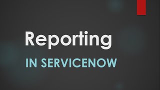 Reporting in ServiceNow | Schedule a report in #ServiceNow | #ServiceNow