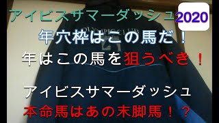 【競馬】 アイビスサマーダッシュ2020 今回の本命は1番人気からの穴枠が鉄板!?この穴馬がお勧め！