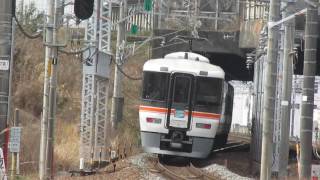 JR東海特急富士川３７３系通過