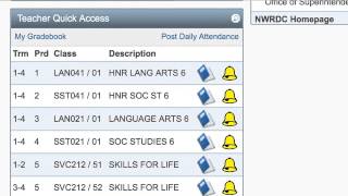 New Teacher Widget in Skyward