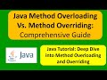 Java method overloading Vs. method overriding (version3) | Java Tutorial