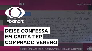 Inquérito concluído: Deise Moura dos Anjos deixa cartas