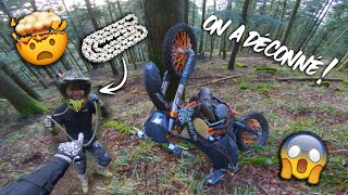 IL PERD ÇA CHAÎNE EN ROULANT !😱 La sortie enduro la plus courte au monde🤣