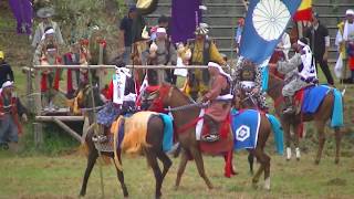 20180728 相馬野馬追　北郷　真野川河原での神旗争奪戦　God flag competition at Mano-river　Presented by Mitsuba shoji