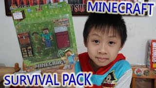 臭Fing介紹：Minecraft 人物造型公仔連生存道具套裝 (2015-03-01)m