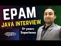 EPAM Interview Experience | Java interview for 5+ years of experience