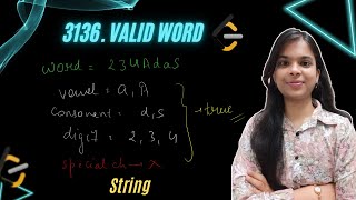 3136. Valid Word | String | Greedy | Leetcode