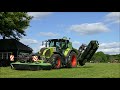 2020 claas axion 830 vicon triple gras maaien mowing grass mähen ecoferm kroes uddel