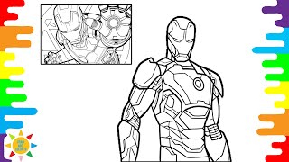 MEGA Iron Man Coloring | Superhero  Coloring | N3WPORT - Power (feat. braev) [NCS Release]