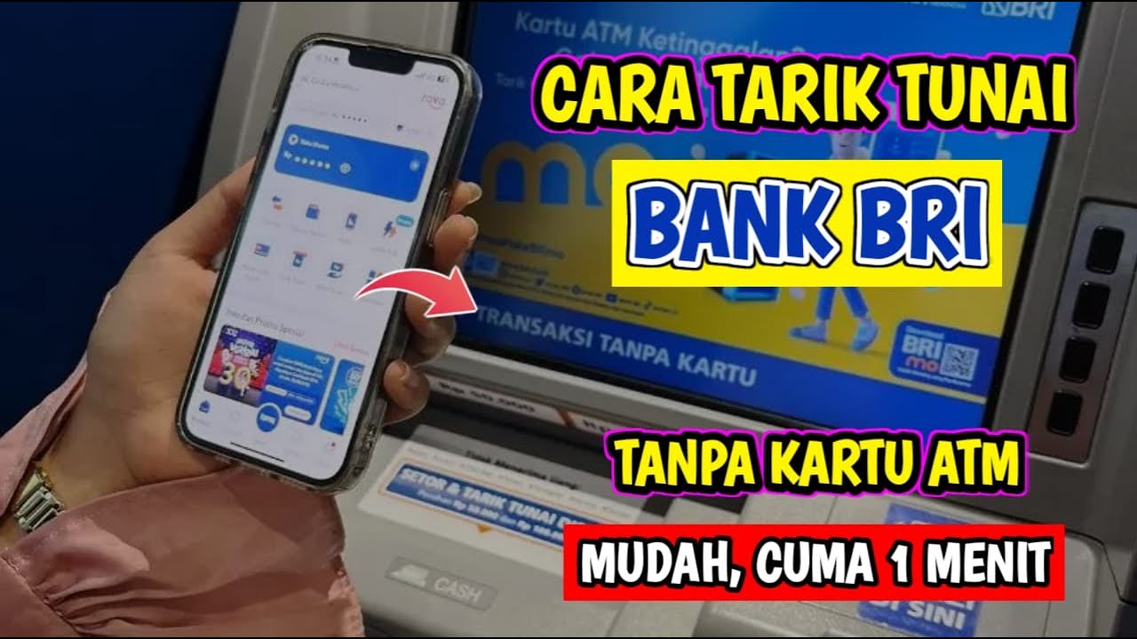 Cara Tarik Tunai BRI Tanpa Kartu ATM | Cara Ambil Uang Di ATM BRI Tanpa ...