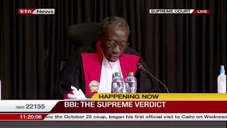 Justice William Ouko's judgment on the Building Bridges Initiative (BBI)