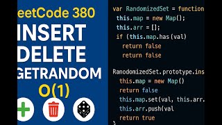 LeetCode 380: Insert Delete GetRandom O(1) | Optimized JavaScript Solution Explained