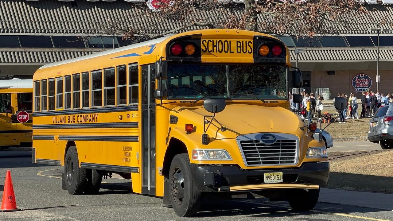 2019 Blue Bird Vision Gasoline School Bus Leaving Youtube