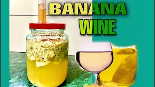 Homemade Banana wine !!How to make banana wine!! কলার ওয়াইন তৈরির পদ্ধতি, ( part 1)