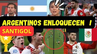 ARGENTINOS ENLOQUECEN X SANTIAGO GIMENEZ X DOBLETE VS ALMERE !! CHAQUITO SIGUE ON FIRE |REACCION