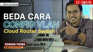 Different ways to configure VLAN CRS - MIKROTIK TUTORIAL [ENG SUB]