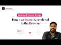 How a webpage is rendered in the browser? #frontendsystemdesign #coding #webdevelopment #reactjs