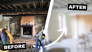 TIMELAPSE: 3 YEARS OF RENOVATING AN ABANDONED FRENCH FARMHOUSE