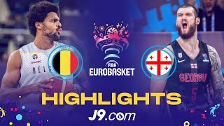 Belgium 🇧🇪 - Georgia 🇬🇪 | Game Highlights - FIBA #EuroBasket 2022