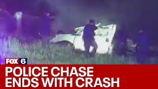 Milwaukee County police chase, crash; driver arrested, boy hurt | FOX6 News Milwaukee